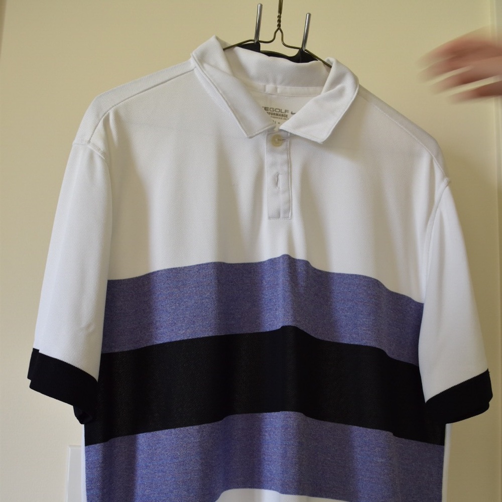 Nike Striped Golf Polo